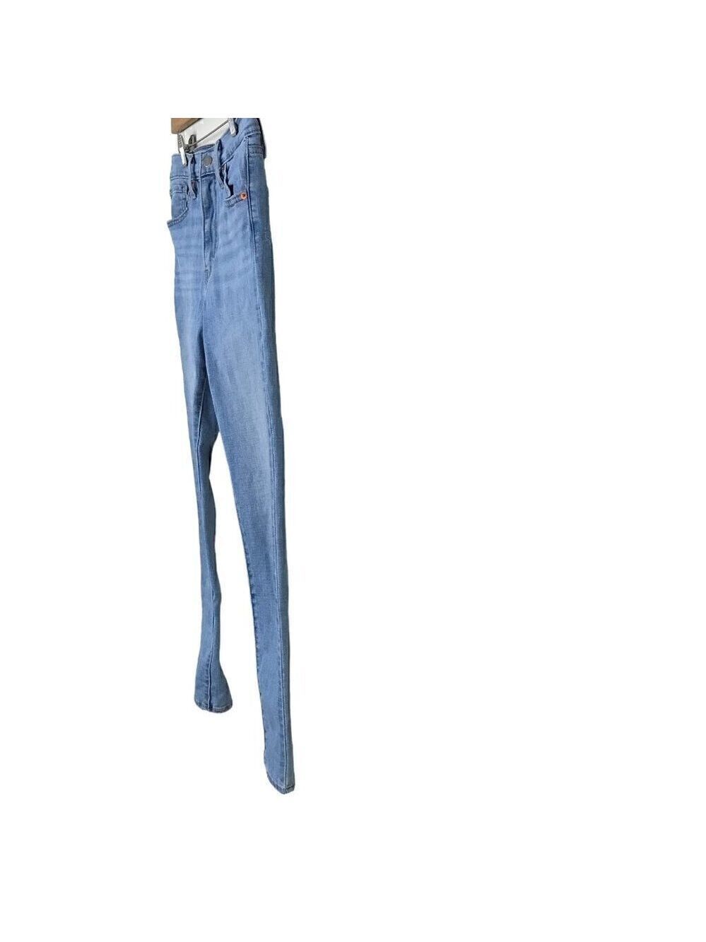 Levi's Mile High Super Skinny 5 Pocket Jeans Size 28 - Picture 5 of 9